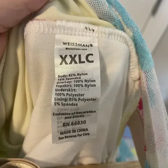 Colorful Dance Recital Dress Prom Homecoming Party Dance Costume Floral Girly - Picture 7 of 13